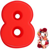 Forma Silikonowa Do Pieczenia Tortu Urodzinowego Ciasta Kształt Cyfry 8