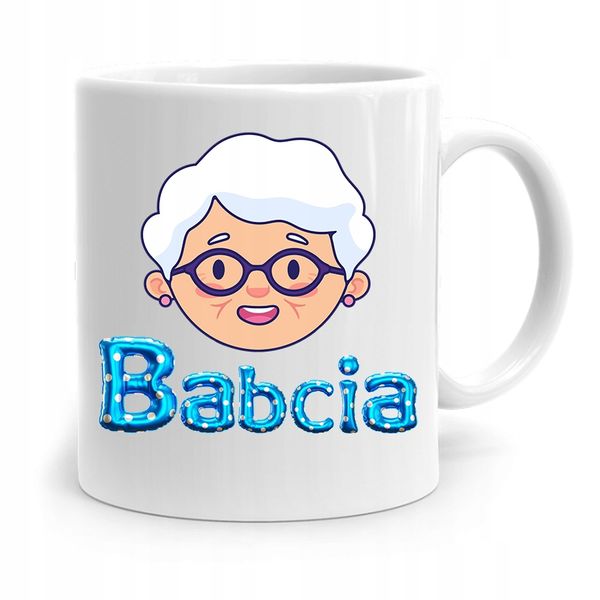 Kubek Dla Babci Na Urodziny Babcia Z Nadrukiem Ze Zdjęciem zdjęcie 1