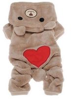 UBRANKO DLA PSA KOTA MIŚ MISIU PLUSZ ZIMA JESIEŃ CIEPŁA BLUZA KOMBINEZON M