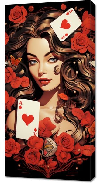 Obraz 50x100cm Różany Hazard zdjęcie 1