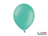 Balony pastelowe zielone morskie, 30 cm 10 szt.