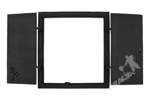 DRZWI B05 - 70X65 CM + TERMOMETR 0-500°C ŻELIWNE DO WĘDZARNI CHLEBOWE na Arena.pl