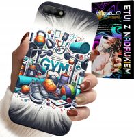 ETUI DO HUAWEI Y6 2018 - SIŁOWNIA GYM FITNESS SPORT CASE + SZKŁO