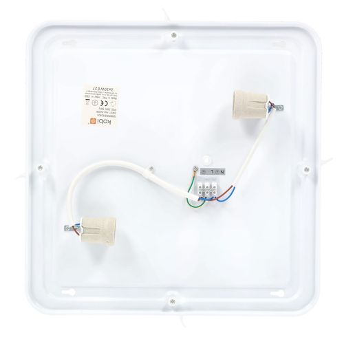 Oprawa IMPERA B czarna E27 kwadratowa na Arena.pl