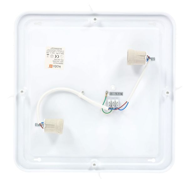 Oprawa IMPERA B czarna E27 kwadratowa zdjęcie 4