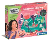 CLEMENTONI NAUKOWA ZABAWA KOLOROWE LAKIERY 8+
