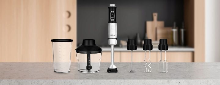 MOCNY WIELOFUNKCYJNY BLENDER MIKSER RĘCZNY 5w1 TYTANOWE OSTRZE temp do 140° zdjęcie 3