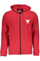 BLUZA GUESS JEANS Z ZAMKIEM MĘSKA CZERWONA S