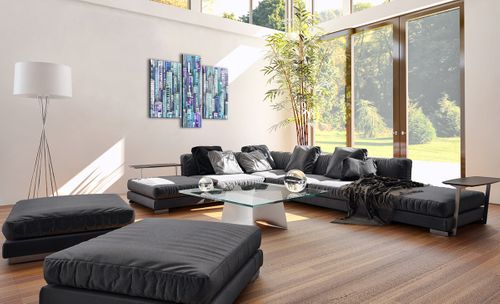 Obraz Na Płótnie - Drapacze Chmur - 95X80 Cm - Cb95X80-3857 na Arena.pl