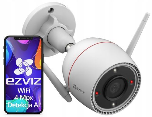 Kamera WiFi Zewnętrzna 4Mpx EZVIZ H3c 4MP Kolor 24/7 Detekcja Odstraszanie na Arena.pl