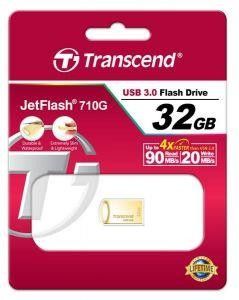 Transcend pamięć USB 32GB JetFlash 710, Gold Plating na Arena.pl