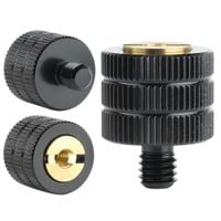 Adapter tuleja redukcja M4 na M6 statywowa aluminium czarna lampy 21 mm