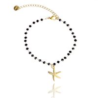 Bransoletka Na Rękę Stal Chirurgiczna Pozłacana 14K Złotem Bst1455