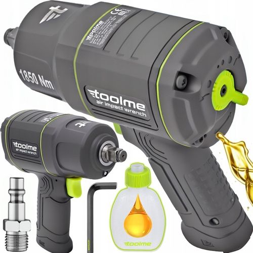 KLUCZ UDAROWY pneumatyczny KOMPOZYTOWY Z Udarem do KÓŁ 1850Nm Toolme TM080 na Arena.pl