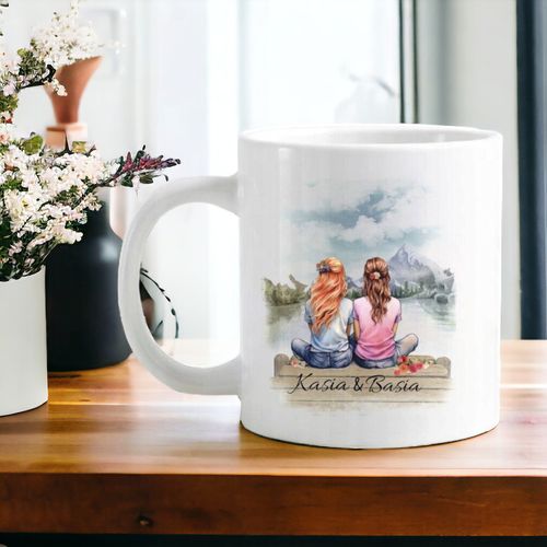 KUBEK Z NADRUKIEM ŚMIESZNY PREZENT PRZYJACIÓŁKI KOLEŻANKI IMIONA URODZINY na Arena.pl