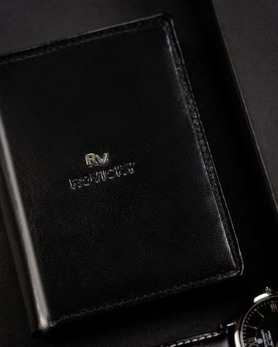 duży portfel męski ze skóry naturalnej - rovicky na Arena.pl