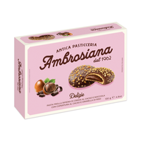 AMBROSIANA Kruche ciastka w czekoladzie z Nadzieniem ganduia 130 g
