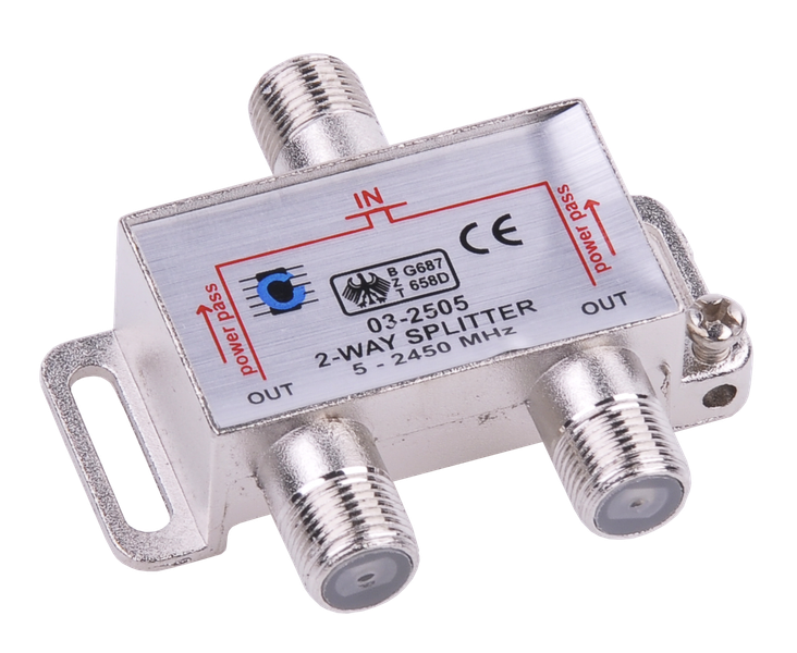 ZLA0635 Splitter 2way 5-2450MHz zdjęcie 1