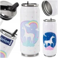 Kubek Termiczny Puszka 500 ml ORION Jednorożec Stal Nierdzewna Szczelny