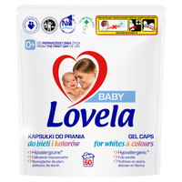 Lovela dla dzieci hipoalergiczne kapsułki do prania bieli i kolorów 60 szt