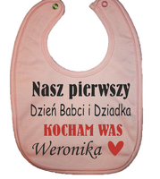 Śliniaczek Bawełniany od Babci i Dziadka