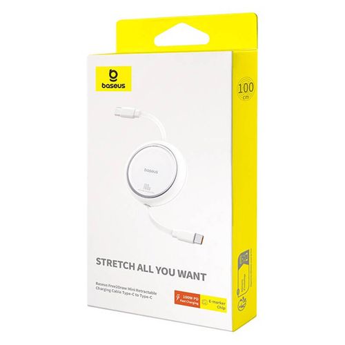 kabel usb-c do usb-c baseus free2draw, pd, 100w, 1m (biały) na Arena.pl