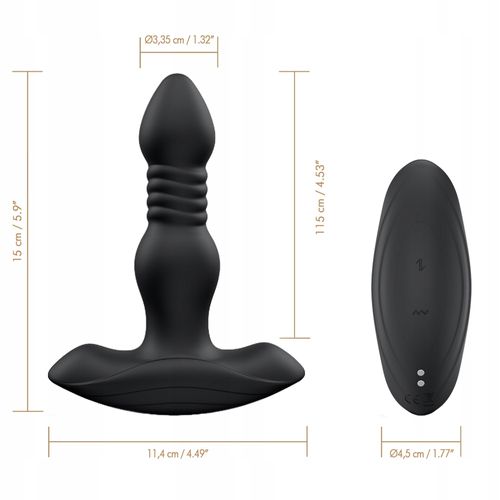 Stymulator pochwy i odbytu. Ruchoma główka. na Arena.pl