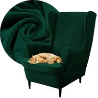 POKROWIEC NA FOTEL USZAK WELUR PREMIUM PLUSZ ELASTYCZNY OEKO TEX