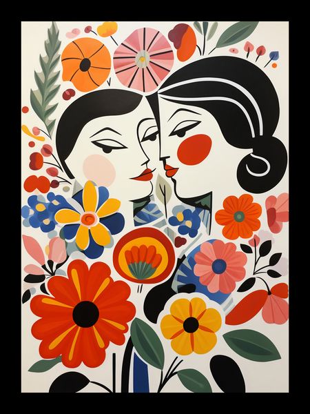 Plakat 13x18cm Kwiatowy Romans zdjęcie 2