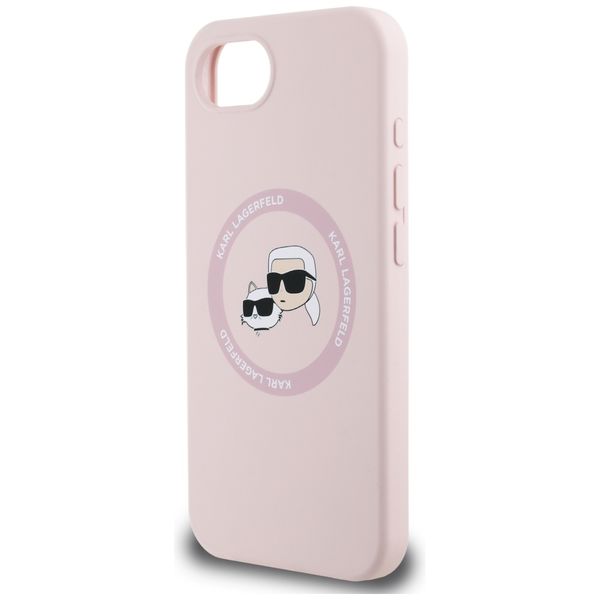 Etui Karl Lagerfeld do iPhone 16e, Różowy, MagSafe zdjęcie 6