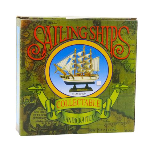 STATEK  MODEL KOLEKCJONERSKI  ŻAGLOWIEC BIAŁO-NIEBIESKI na Arena.pl