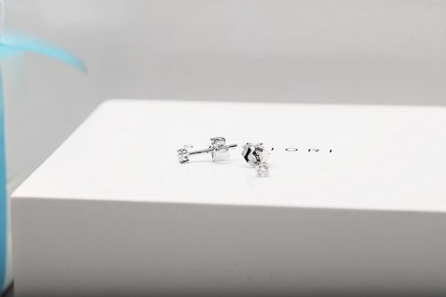 Złote kolczyki KZD5010M - Diament na Arena.pl