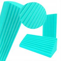 PUŁAPKA BASOWA ĆWIERĆWALEC WYGŁUSZENIE | Wys.100 cm | R: 200 mm Turkusowy