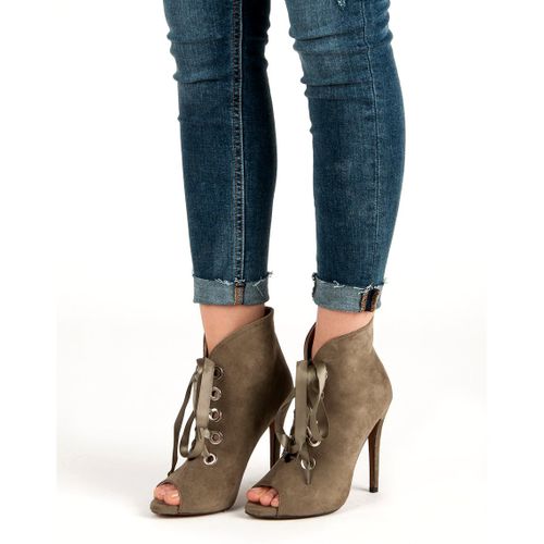 Wiązane Botki Open Toe r.37 na Arena.pl