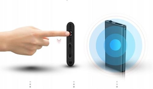 NAJMNIEJSZY MINI MAŁY DYKTAFON URUCHAMIANY NA GŁOS / DŹWIĘK na Arena.pl