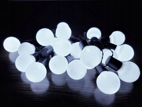 LAMPKI CHOINKOWE KULE KULKI 20 LED TIMER GIRLANDA na Arena.pl