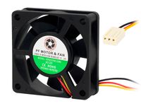 Wentylator  60x20mm 12V ślizgowy 3-przewodowy