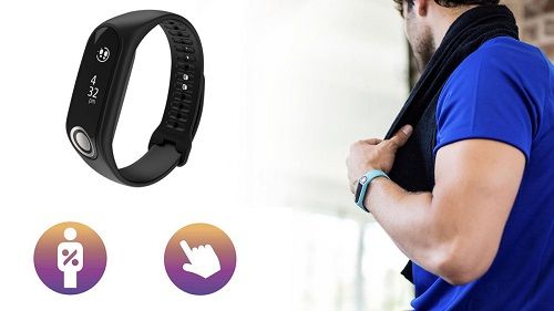 Smartband TomTom Touch L niebieski na Arena.pl