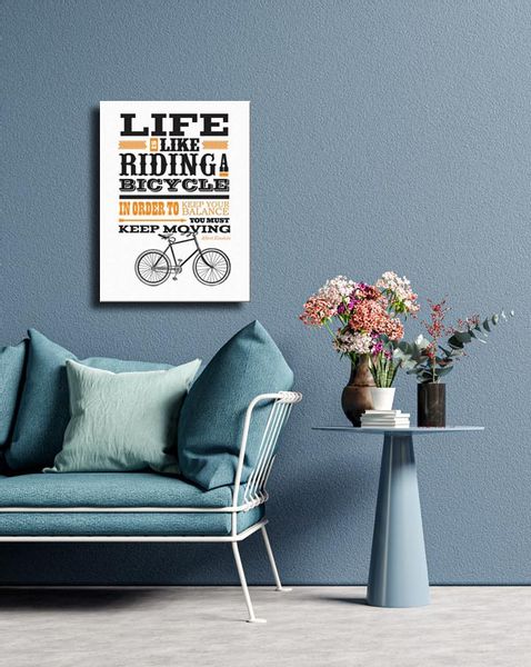 Asintended Riding A Bicycle - Obraz na płótnie 3 zdjęcie 5