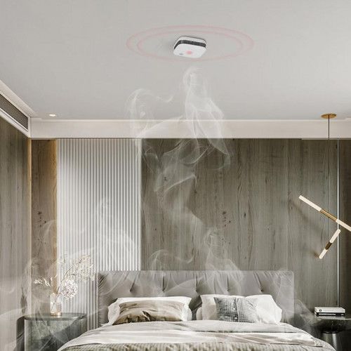 Qoltec Certyfikowany bezprzewodowy Czujnik dymu z baterią | Tuya | Wi- na Arena.pl