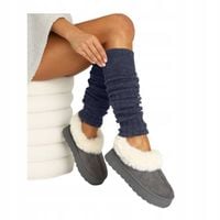 Getry Damskie na Nogi Wełna Ocieplacze na Łydki Ciepłe Cerber DŻINS