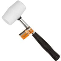 MŁOTEK GUMOWY Z METALOWYM UCHWYTEM BIAŁY 40 mm, 225 g