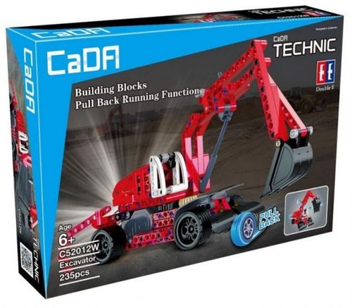 Koparka - do zbudowania z klocków - PULL BACK (C52012W) na Arena.pl