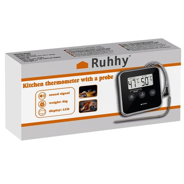 Termometr do Piekarnika Lodówki Kuchni Sonda Timer zdjęcie 5
