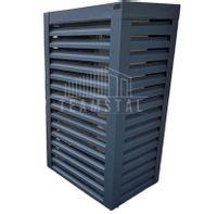 Osłona pompy ciepła 90x50x180 cm antracyt  TS578