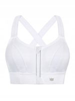 BIUSTONOSZ SPORTOWY SHEFIT BIAŁY REGULOWANY ĆWICZENIA FITNESS SIŁOWNIA 2XL