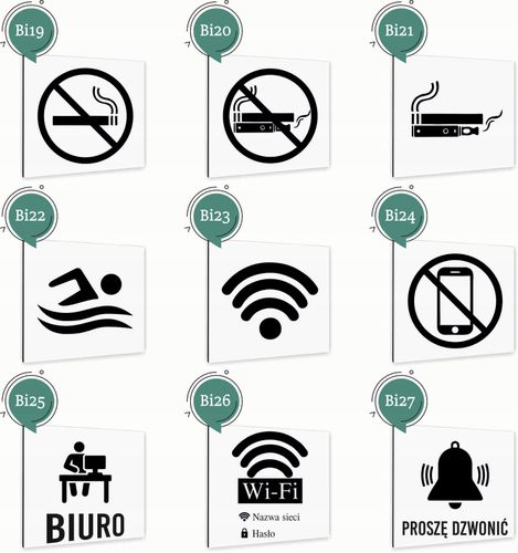 Tabliczka DIBOND PALARNIA BIAŁA Tablica nierdzewna PIKTOGRAM na Arena.pl