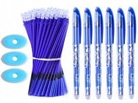 6x Długopis zmazywalny scieralny 60x wkład wkłady