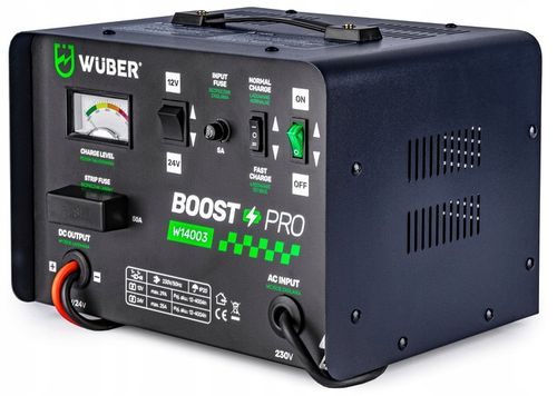 PROSTOWNIK AKUMULATOROWY 29A SAMOCHODOWY 12-400AH DO ŁADOWANIA 12V24V WUBER na Arena.pl