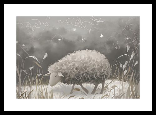 Plakat 30x20cm Bujna Owca na Arena.pl
